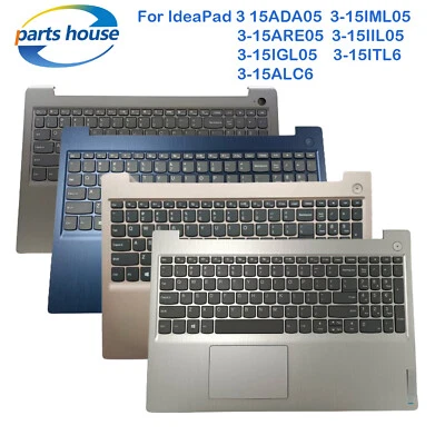 For Lenovo IdeaPad 3-15 3-15IIL05 3-15ADA05 3-15IML05 Palmrest Keyboard Touchpad