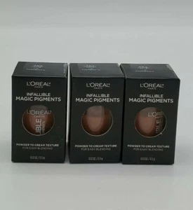 L’Oreal Infallible Magic Lip Pigments “462 COFFEE DATE” Powder-To-Cream Lot of 3 - Picture 1 of 4