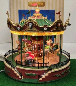 Lemax Coventry Cove Jungle Carousel Christmas Sears Exclusive Lights And Sound  - Picture 1 of 22