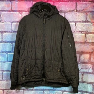 Spiewak Men's Black Quilted Jacket Coat Full Zip Size XXL - Picture 1 of 7