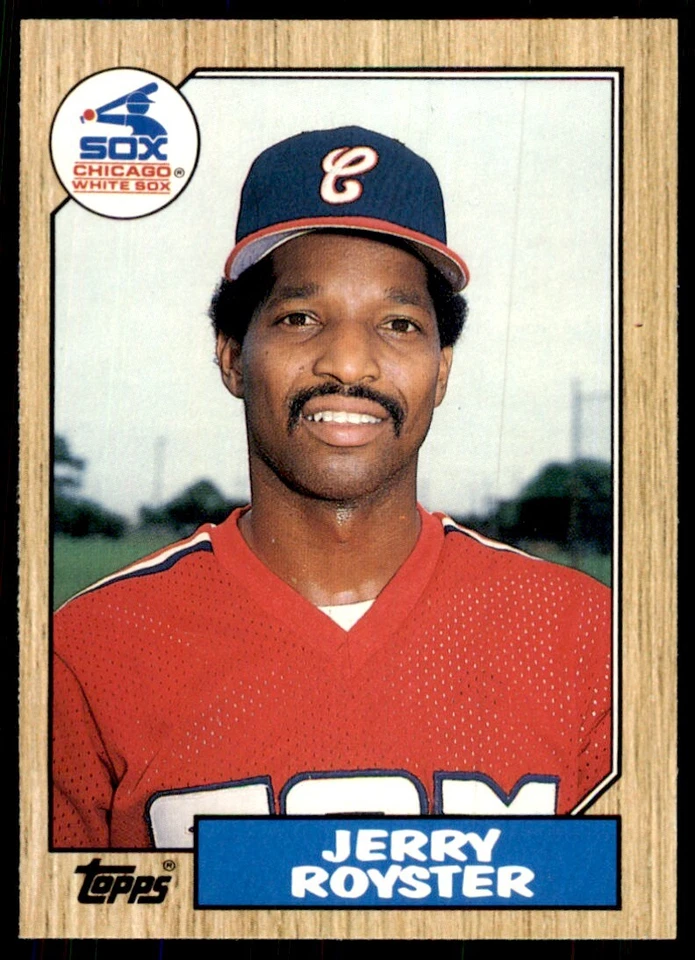 1987 Topps Traded. Jerry Royster Baseball Cards #106T - Image 1 of 2