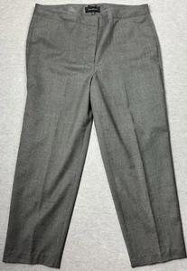 Pantalones de vestir de lana Talbots Heritage para mujer talla 12 gris jaspeado W35xL26 - Imagen 1 de 11