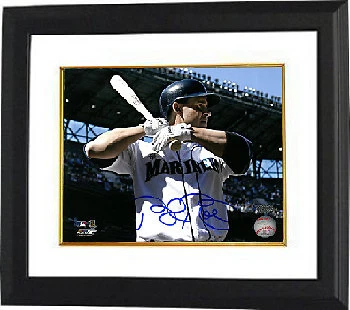 Foto 8x10 firmada por Bret Boone de los Marineros de Seattle enmarcada personalizada - HOJA AUTÉNTICA Foto 1 de 1