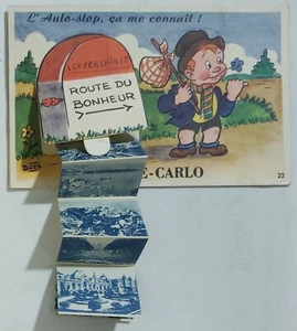 98009 Cartolina illustrata Bozz - Monaco Monte-Carlo (Francia) - VG 1955 - Foto 1 di 3