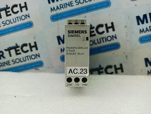Siemens 3ug3511-1bq50 3 Phase Sequence Relay L1/L2/L3: 3x230-400vac 50/60hz - Picture 1 of 5