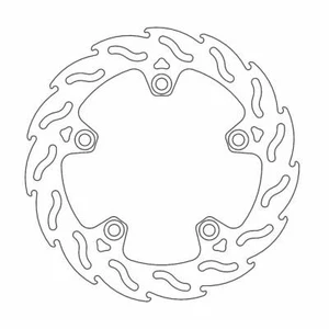 Fits Suzuki SV 650 S ABS 2007-2010 Moto Masters Flame Rear Brake Disc - Picture 1 of 5