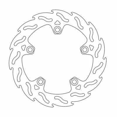 Disco de freno trasero llama para Suzuki SV 650 S ABS 2007-2010 Moto Masters Foto 1 de 4