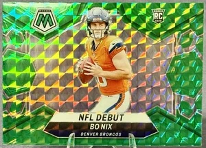 2024 Panini BO NIX (RC) #271 Green Mosaic Prizm NFL Debut Denver Broncos - Picture 1 of 3