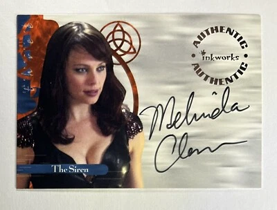 Encantada Melinda Clarke como La Sirena Autógrafo En Tarjeta Automático A14 TINTAS Foto 1 de 2