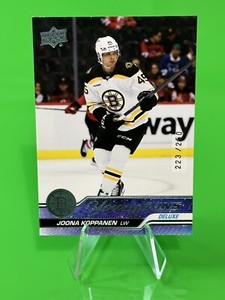 2023-24 Upper Deck Series 1 Young Guns #203 Joona Koppanen Deluxe Parallel RC!!!