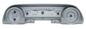 Dakota Digital 63 64 Ford Galaxie Analog Gauges Kit Silver White VHX-63F-GAL-S-W - Foto 1 di 5