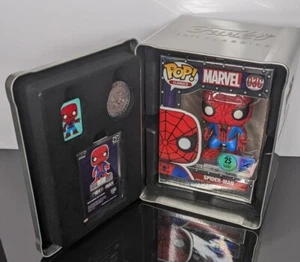Spiderman 25th Anniversary Funko POP Tin SDCC 2023 Exclusive Convention Sticker - Picture 1 of 10