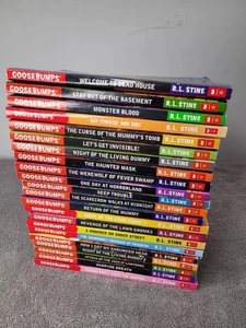 Lot of 22 Goosebumps Books RL Stine Modern Reprint Covers Childrens Horror PB - Picture 1 of 5