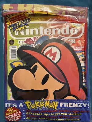 Nintendo Official Magazine UK Issue 145 Mar 2005 Sealed w/ Mario Gift Pokémon - Image 1 of 2