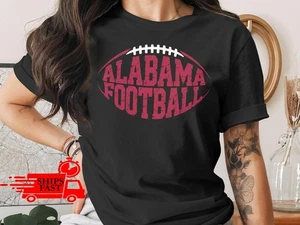 Camiseta de fútbol americano Alabama colores cómodos envejecidos vintage camiseta del día del juego - Imagen 1 de 10