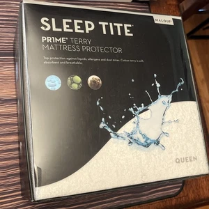 New Sleep Tite Prime Terry Mattress Protector Queen - Picture 1 of 4