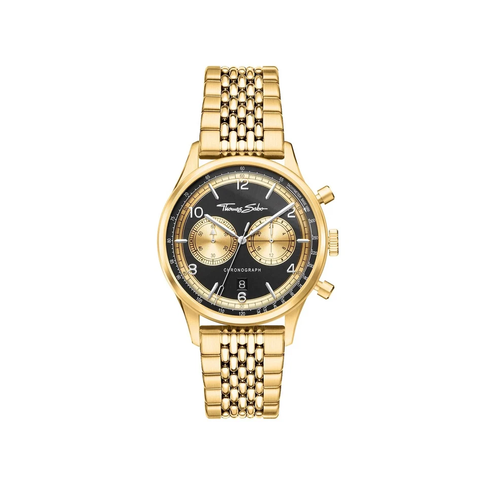 Genuine THOMAS SABO Men's Watch Chronograph Gold - image 1 of 4