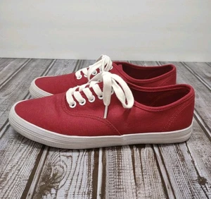 Zapatillas de tenis de lona American Eagle AE para niñas talla 5.5 Rojo Blanco Clásico - Imagen 1 de 8