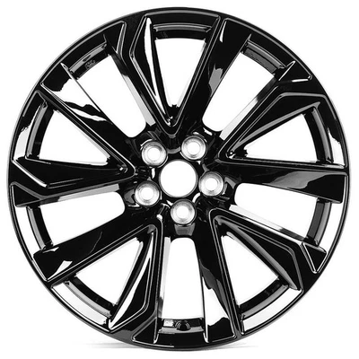 17" XSE SPORT STYLE GLOSS BLACK WHEELS RIMS FITS TOYOTA COROLLA LE XLE SE - Image 1 of 4