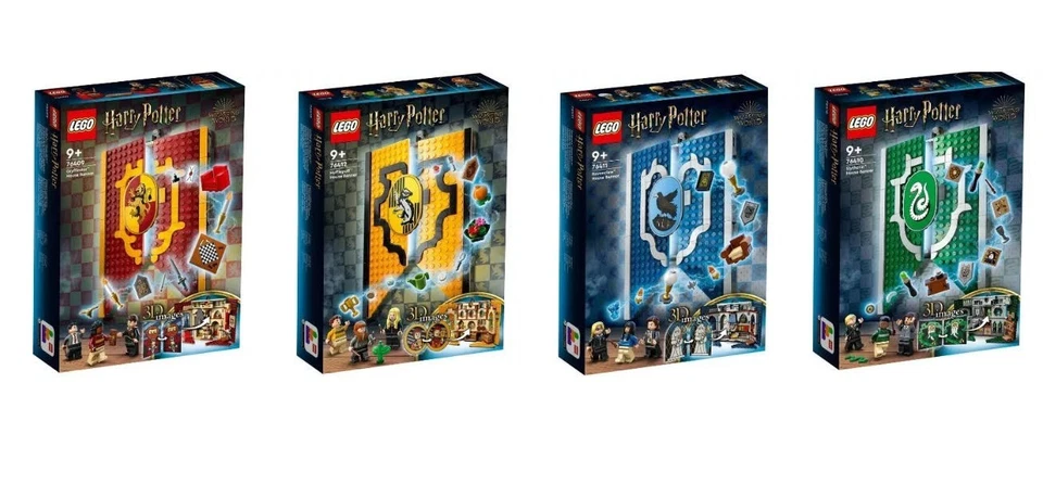 LEGO Harry Potter House Banners sets - New and Sealed