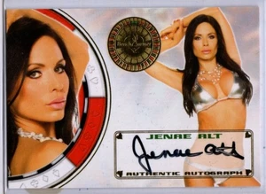 2012 Benchwarmer Bench Warmer Vegas Baby Janae Alt AUTO - Picture 1 of 1