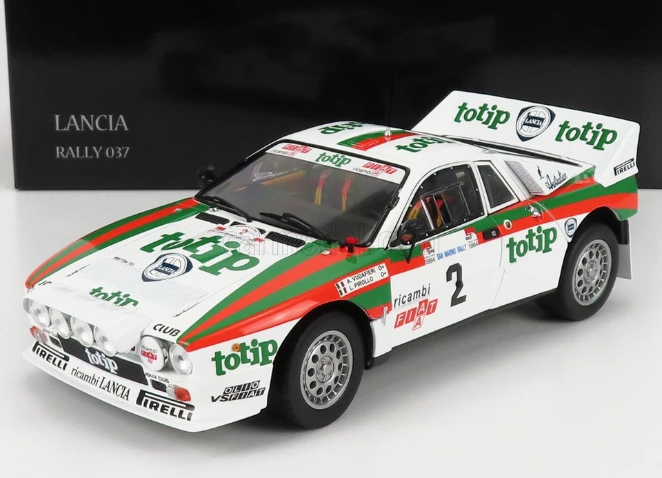 1/18 KYOSHO - LANCIA - 037 TOTIP RALLY SAN MARINO 1984 A.VUDAFIERI - 08306F - Immagine 1 di 1