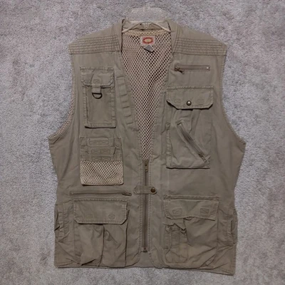 Chaleco utilitario vintage Banana Republic Safari para hombre grande beige multi bolsillo años 90 Foto 1 de 4