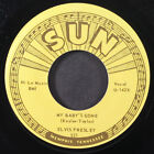 ELVIS PRESLEY: my baby's gone / blue suede shoes SUN 7" Single 45 RPM