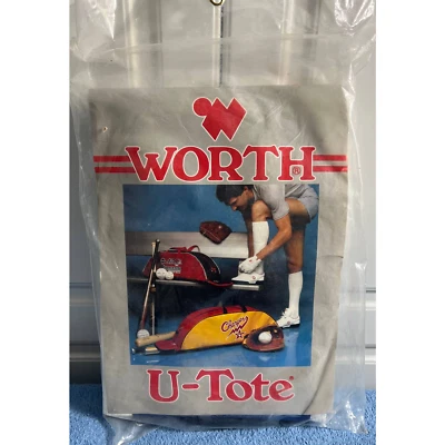 Винтажная спортивная сумка Worth с короткими ручками для софтбола/бейсбола снаряжения новая нераспакованная - Изображение 1 из 4
