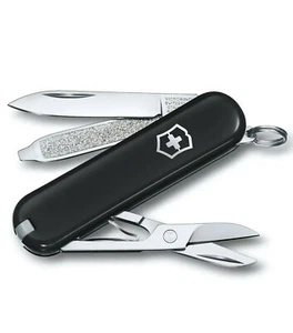 VICTORINOX SWISS ARMY CLASSIC SD POCKET KNIFE (35945) DARK ILLUSION - Picture 1 of 3