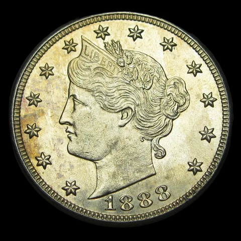 1888 PROOF Liberty V Nickel ----  Gem Proof++ Stunning Coin ---- #ZZ069 Cover