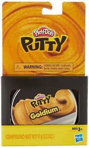 Play-Doh Putty Goldium Gold Putty for Kids 3 Years & Up, 3.2 oz Tin