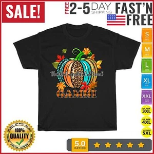 Thankful Grateful Blessed Gammi Pumpkin Thanksgiving Day T Shirt Men Women NEW - Picture 1 of 9