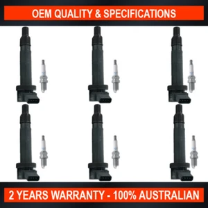 Pack of SWAN Ignition Coils & NGK Spark Plugs for Toyota Landcruiser (4.0L) - Picture 1 of 5