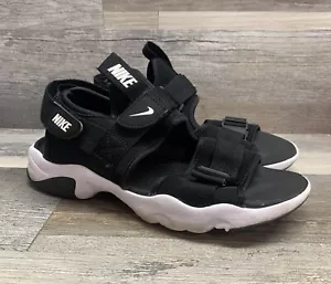 Nike Sandalo Uomo Nero Canyon Estivo Spiaggia Fiume Neoprene CW9704-002 Taglia 9 - Foto 1 di 8