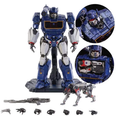 ThreeZero Transformers Bumblebee Movie Soundwave and Ravage DLX Scale Figure - Image 1 of 4