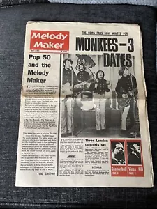Melody Maker 1 Apr 1967 Pink Floyd Monkees see Contents - Picture 1 of 12