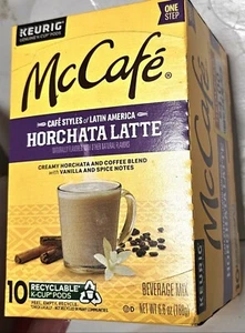 MCCAFE CREAMY HORCHATA LATTE OF LATIN AMERICA Medium Roast COFFEE-10 K-CUPS - Picture 1 of 1