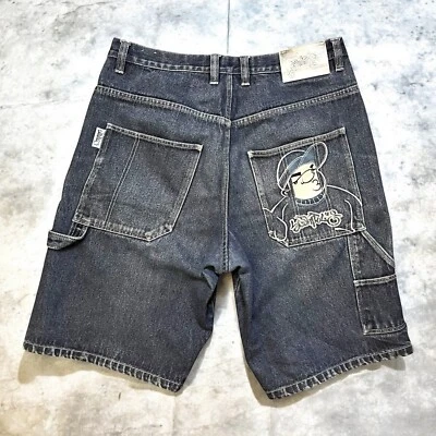 Винтажные мужские Southpole 36 Jean шорты мешковатые плотник Y2K джинсовой ткани Streetwear - Изображение 1 из 4