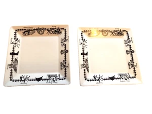 Nancy Jones THE DISH EQUESTRIAN COLLECTION quadratischer Teller 2er Set - Bild 1 von 4