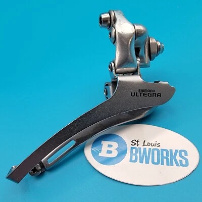 Shimano Ultegra FD-6500 Double Front Derailleur Braze On Bottom Pull 9x2sp   e12 - Image 1 of 4