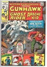 WESTERN GUNFIGHTERS #6 Ghost RIDER Apache KID GunHAWK Sept 1971 US comic book VF