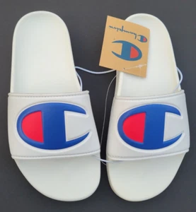 Champion Life Slide Sandals Men's C Logo Slide On Flip Flop Authentic Size 5 - Picture 1 of 12