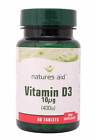 Vitamin D3 400iu (10ug)        90 Tabs-4 Pack
