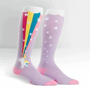 Sock It To Me  Womens Knee High Socks - Rainbow Blast - Picture 1 of 4