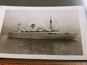 Antique RPPC General George Goethals US Army Steamship Real Photo Post Card - Picture 1 of 4