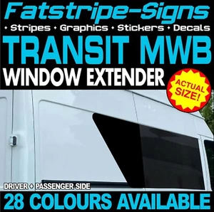 para adaptarse a FORD TRANSIT MK6/7 MWB EXTENSOR VENTANA CÁMPER PEGATINAS GRÁFICAS AUTOCARAVANA - Imagen 1 de 3