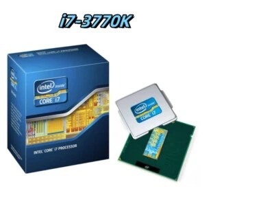Procesador Intel Core i7-3770K de cuatro núcleos 3,5 GHz 8 MB de caché LGA 1155 BX80637I73770K Foto 1 de 4