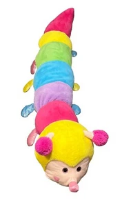 JUMBO! 5 Foot Plush Caterpillar Hug & Luv  5’ Long 60” Stuffed Animal Toy Kids - Picture 1 of 10