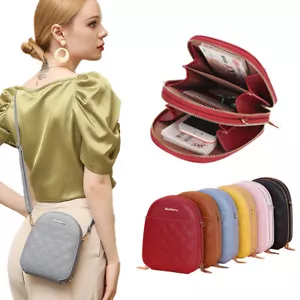 Women's Large Capacity Zipper Shoulder Bag Storage Bag Travel Bag Backpack Gift - Picture 1 of 21